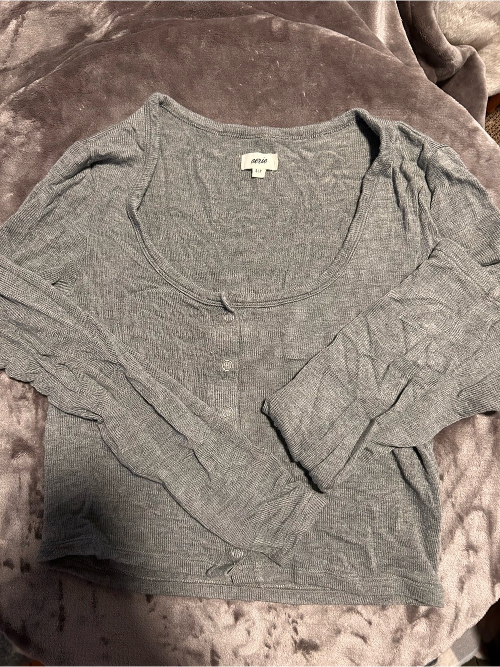 Aerie cropped long sleeve
